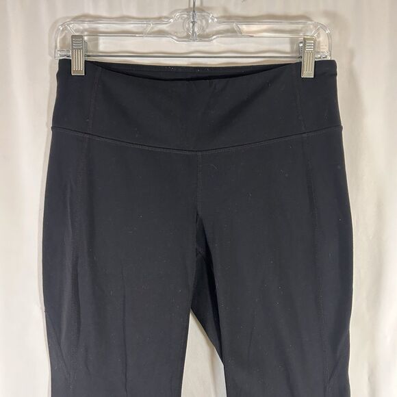 Athleta Leggings Women's Medium Black Pull On Nylon Blend Mid Rise - Picture 2 of 8